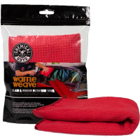 Вафельний рушник для скла та вікон Chemical Guys Waffle Weave Glass nd Window, 61 х 40 см Червоний (1 шт.)
