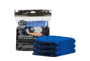 Мікрофібровий рушник Chemical Guys Monster Extreme Thickness Towel, 40 x 40 см Синій (1 шт.)