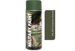 Фарба (емаль) камуфляжна Deco Color Military Paint, 400 мл Аерозоль RAL 6003 Оливково-зелений