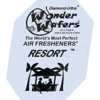 Ароматизатор в пластинці Wonder Wafers, 65 x 50 мм "Курорт" (Resort)