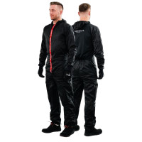 Комбінезон нейлоновий Car System Black Suit, XL