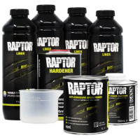 Защитное покрытие повышенной прочности (краска) U-POL RAPTOR™ + грунт, 4 л Комплект Бесцветный