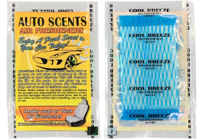 Ароматизатор автомобільний у подушечці AUTO SCENTS "Cool Breeze" (Прохолодний вітерець)