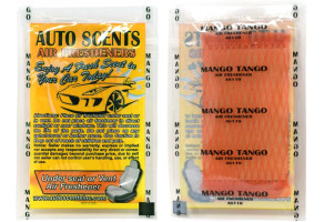 Ароматизатор автомобільний у подушечці AUTO SCENTS "Mango Tango" (Манго Танго)