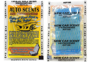 Ароматизатор автомобільний у подушечці AUTO SCENTS "New Car" (Новий автомобіль)