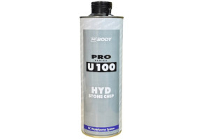 Антигравійне покриття на водній основі HB BODY U100 HYD Stone Chip, 1 л Чорний