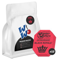 Набор ароматизаторов в пластинках Wonder Wafers (12 шт), 65 x 50 мм "Black Royale"