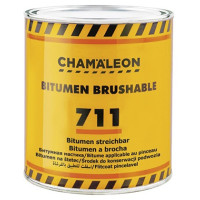 Бітумна мастика під пензлик Chamaleon 711 Bitumen Brushable, 1 л Чорний