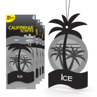 Набір ароматизаторів автомобільних підвісних California Scents "Ice" (Лід) 4 штуки