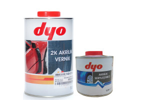Лак акриловий DYO HS 2К 2:1, 1л + 0,5л затв.