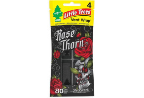 Ароматизатор автомобільний для вентиляційних отворів Little Trees, " Rose Thorn" ( Роуз Торн), в упаковці 4 шт.