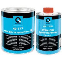 Грунт эпоксидная быстросохнущая Q-Refinish 40-177-0500, 500 мл + 500 мл Комплект Серый