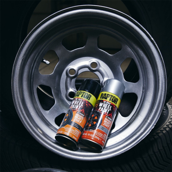 Покриття підвищеної міцності (фарба) для дисків U-POL RAPTOR Wheel Paint, 364 мл Аерозоль Сріблястий