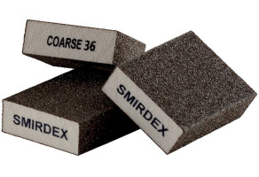 Абразивна шліфувальна губка Smirdex 4-стороння, 100 х 70 х 25 мм, Надтонка Very Fine