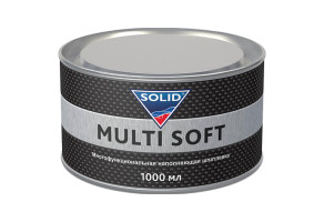 Шпаклівка наповнювальна поліефірна полегшена Solid Professional Multi Soft, 1000 мл