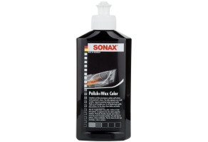 Кольоровий поліроль із воском SONAX Polish&Wax Color NanoPro, 250 мл Чорний