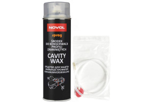 Засіб захисту закритих профілів кузова (мовіль) Novol Spray Cavity Wax, 500 мл Аерозоль