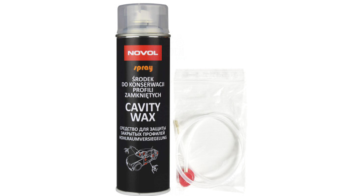 Засіб захисту закритих профілів кузова (мовіль) Novol Spray Cavity Wax, 500 мл Аерозоль