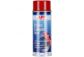 Фарба для супортів та гальмівних барабанів APP Brake Caliper Spray, 400 мл Аерозоль Червоний