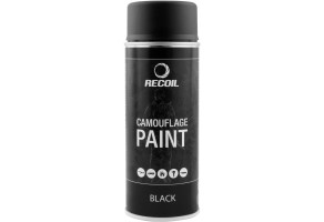 Фарба (емаль) маскувальна RecOil Camouflage Paint, 400 мл Аерозоль Чорний