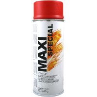 Фарба (емаль) термостійка до 300 ° C Maxi Special, 400 мл Аерозоль Червоний