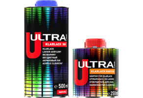 Лак акриловий ULTRA Klarlack 300 2:1, 500 мл + 250 мл Комплект