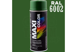 Фарба (емаль) універсальна Maxi Color, 400 мл Аерозоль Листяно-зелений (RAL 6002)