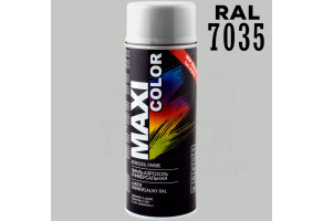 Фарба (емаль) універсальна Maxi Color, 400 мл Аерозоль Світло-сірий (RAL 7035)