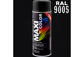 Фарба (емаль) універсальна Maxi Color, 400 мл Аерозоль Чорний (RAL 9005)