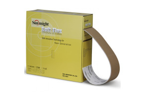Шліфувальний папір абразивний на паралоновій основі SunMight Gold Soft, 114 мм x 1 м P120 Рулон