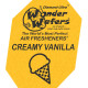 Ароматизатор у пластинці Wonder Wafers, 65 x 50 мм "Ваніль" (Creamy Vanilla)