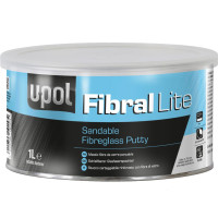Шпатлевка со стекловокном U-POL Fibral Lite Sandable Fiberglass Putty, 1,5 кг Бледно-Желтый