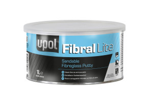 Шпатлевка со стекловокном U-POL Fibral Lite Sandable Fiberglass Putty, 1,5 кг Бледно-Желтый