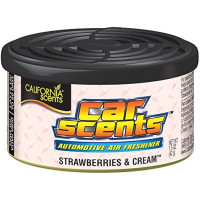 Ароматизатор автомобільний у баночці California Scents "Strawberries & Cream" (Полуниця з вершками)