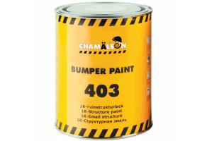 Фарба (емаль) структурна для пластику Сhamaleon 403 Bumper Paint, 1 л Чорний