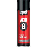 Грунт протравлюючий кислотний U-POL ACID#8, 450 мл Аерозоль Сірий