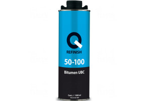 Бітумний засіб для обробки днища Q-Refinish 50-100 Bitumen UBC, 1 л Чорний