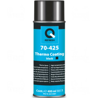 Фарба термостійка до 650°C Q-Refinish 70-425, 400 мл Аерозоль Чорний мат