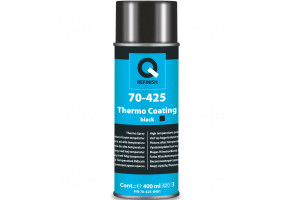 Фарба термостійка до 650°C Q-Refinish 70-425, 400 мл Аерозоль Чорний мат