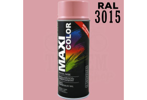 Фарба (емаль) універсальна Maxi Color, 400 мл Аерозоль Світло-рожевий (RAL 3015)