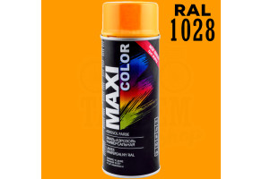 Фарба (емаль) універсальна Maxi Color, 400 мл Аерозоль Динно-жовтий (RAL 1028)