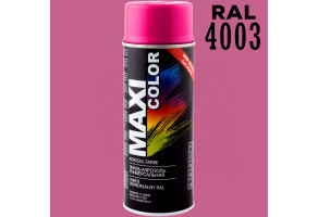 Фарба (емаль) універсальна Maxi Color, 400 мл Аерозоль Вересково-фіолетовий (RAL 4003)