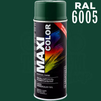 Фарба (емаль) універсальна Maxi Color, 400 мл Аерозоль Зелений мох (RAL 6005)