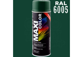 Фарба (емаль) універсальна Maxi Color, 400 мл Аерозоль Зелений мох (RAL 6005)