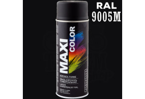 Фарба (емаль) універсальна Maxi Color, 400 мл Аерозоль Чорний матовий (RAL 9005)