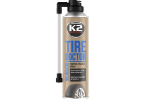 Вулканізатор шин (Герметик для шин) K2 TIRE DOKTOR, 400 мл Аерозоль