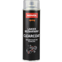 Лак акриловий глянцевий Novol Spray Clearcoat, 500 мл Аерозоль