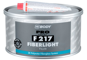 Шпаклівка легка зі скловолокном HB BODY F217 FiberLight, 1 л