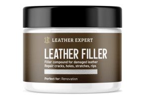 Шпаклівка-наповнювач для шкіри Leather Expert Leather Filler White, 50 мл Білий