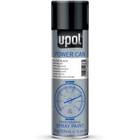 Фарба (емаль) для дисків U-POL Power Can™, 500 мл Аерозоль Чорний Глянець